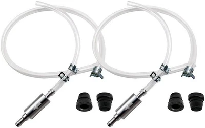 BVGACI 2 Sets Brake Bleeder Hose - One Way Check Valve Tube Bleeding Tool Kit for Motor