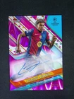 2024-25 Topps Finest UEFA Lamine Yamal Issue Auto Magenta RayWave Refractor /75