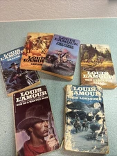 Louis L'amour  Lot Of 6 Paperback Books