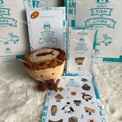 Jellycat x Selfridges Exclusive Amuseables Fish Pie + pin BNWT | eBay