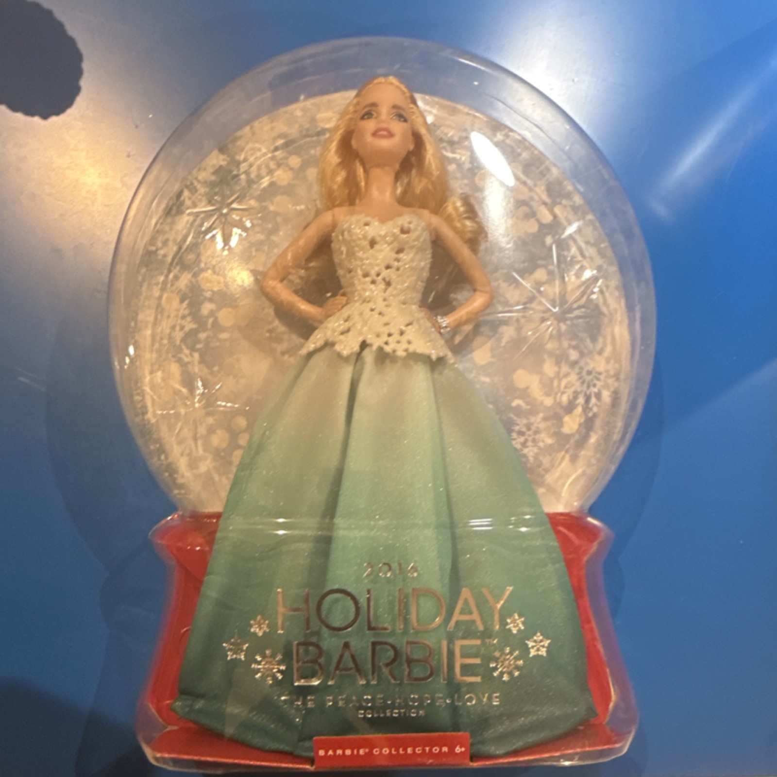 Mattel Barbie Holiday Barbie 2016 The Peace Hope Love Collection