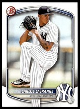 2025 Bowman Draft Carlos Lagrange New York Yankees #BD-132