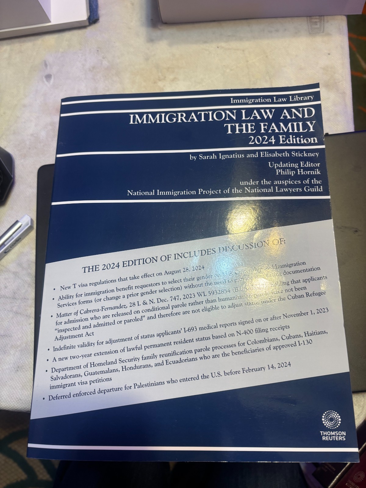 Immigration Law And The Family 2024 Edition Thomson Reuters