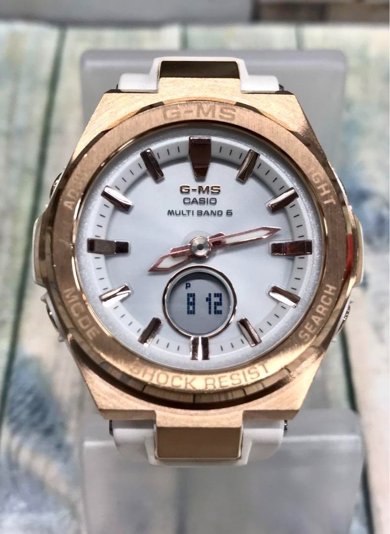Duty Paid US Only CASIO G-Shock G-MS BABY-G MSG-W200G white USED
