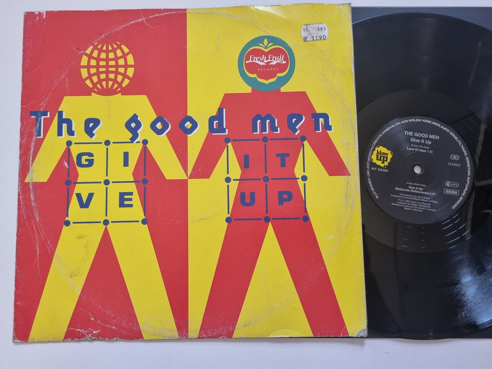 The Good Men - Give It Up 12'' Vinyl Maxi Germany/ READ FOR CONDITION!