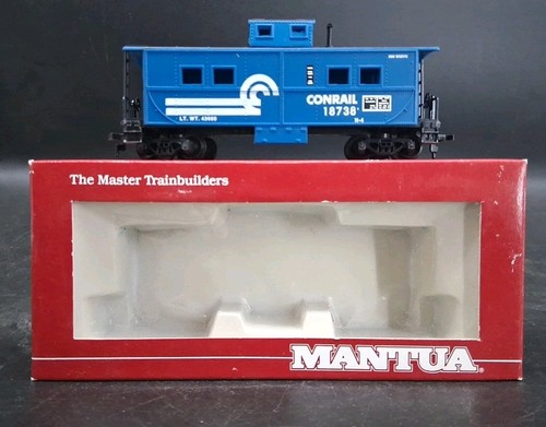 Vagón de tren calibre HO MANTUA 726-172 pesado 36' caboose Conrail #18738  | Zustand: Used