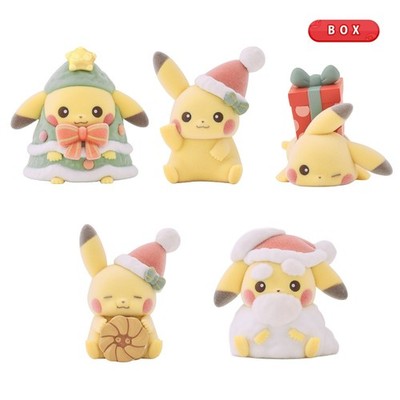 Pokemon Center Getting Ready For 2026 Christmas Flocked Pikachu Doll Box Set