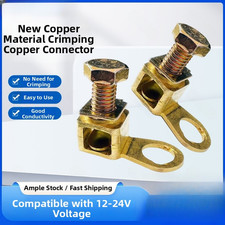 Efficient Crimping Tool for Copper Wire Connectors Battery Cable Clamp Jobs