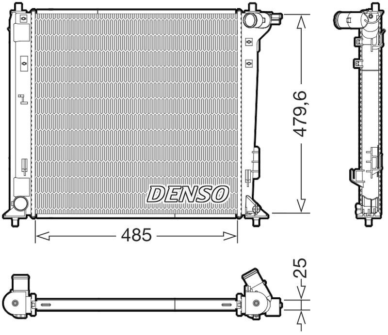 Denso Radiator DRM41031 25310D7000 25310D7050 Premium OE Quality Part - Image 7