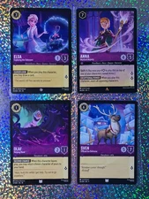 Lorcana Regular: 46/204 Anna - Mystical Majesty; 45/204 Elsa; 57/204 Olaf