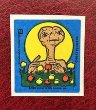 Vintage ET 80s Scratch & Sniff Sticker- Please Read Item Description
