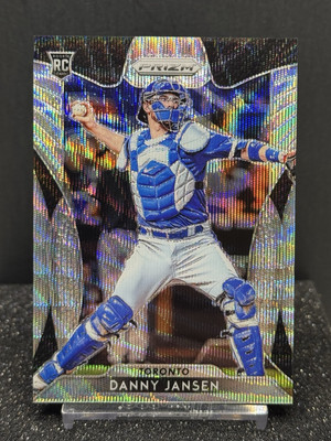 2019 Panini Prizm Blue Wave /60 Danny Jansen RC Rookie Toronto Blue Jays
