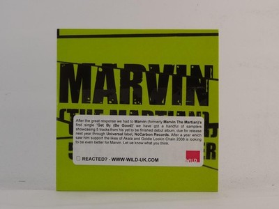 MARVIN THE MARTIAN GET BY (BE GONE) (E44) 5 Track Promo CD Single including Card