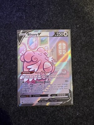 Blissey V (Alternate Full Art) 183/198 Swsh06: Sword & Shield - Chilling Pokemon