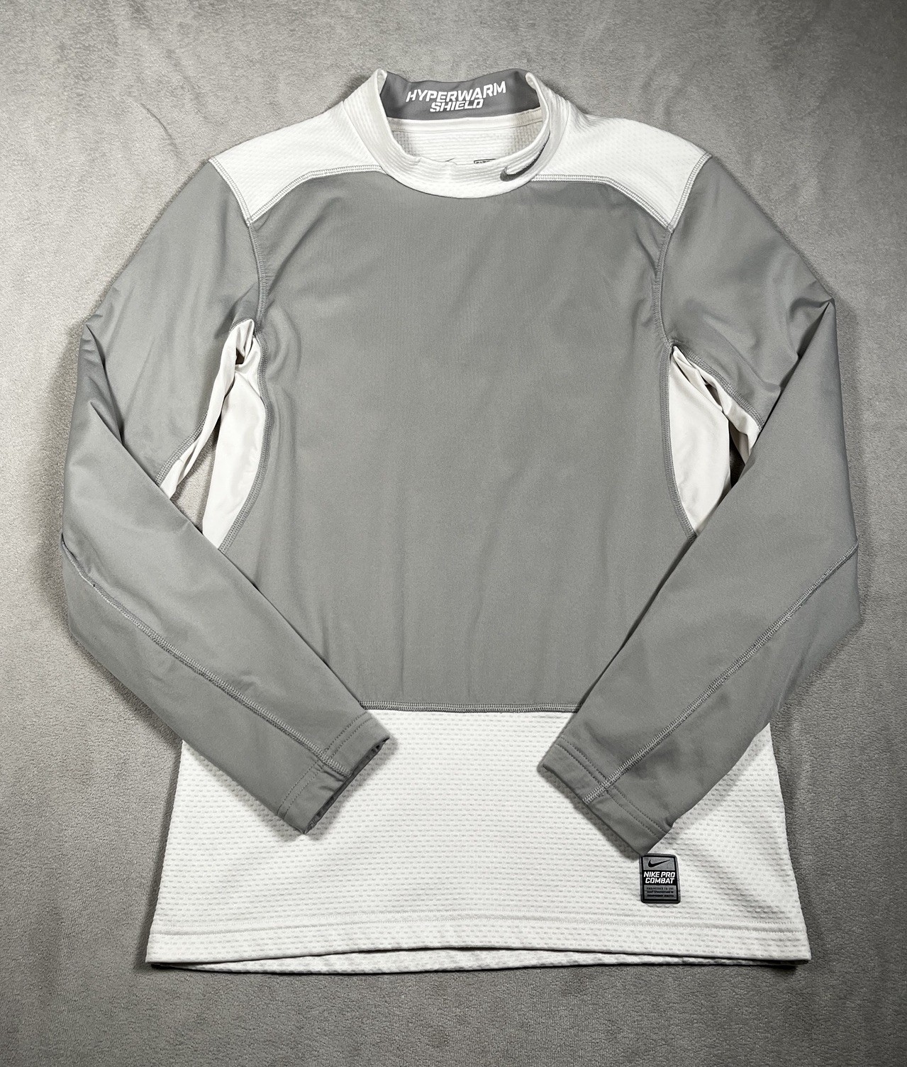 Nike Pro Combat Hyperwarm Shield Fitted Shirt Men… - image 1