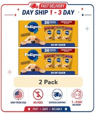 2 pack Pedigree Choice Cuts In Gravy Adult Soft Wet Dog Food Variety Pack, 3.5