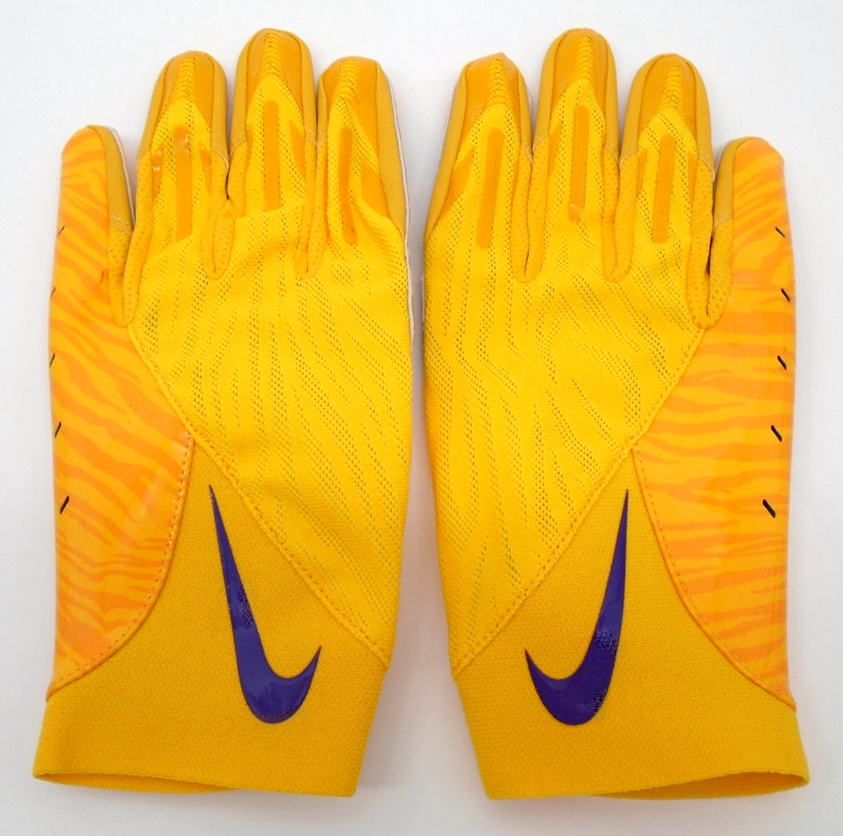 Nike LSU Tigers Vapor Knit Football Gloves Men's XL NCAA
