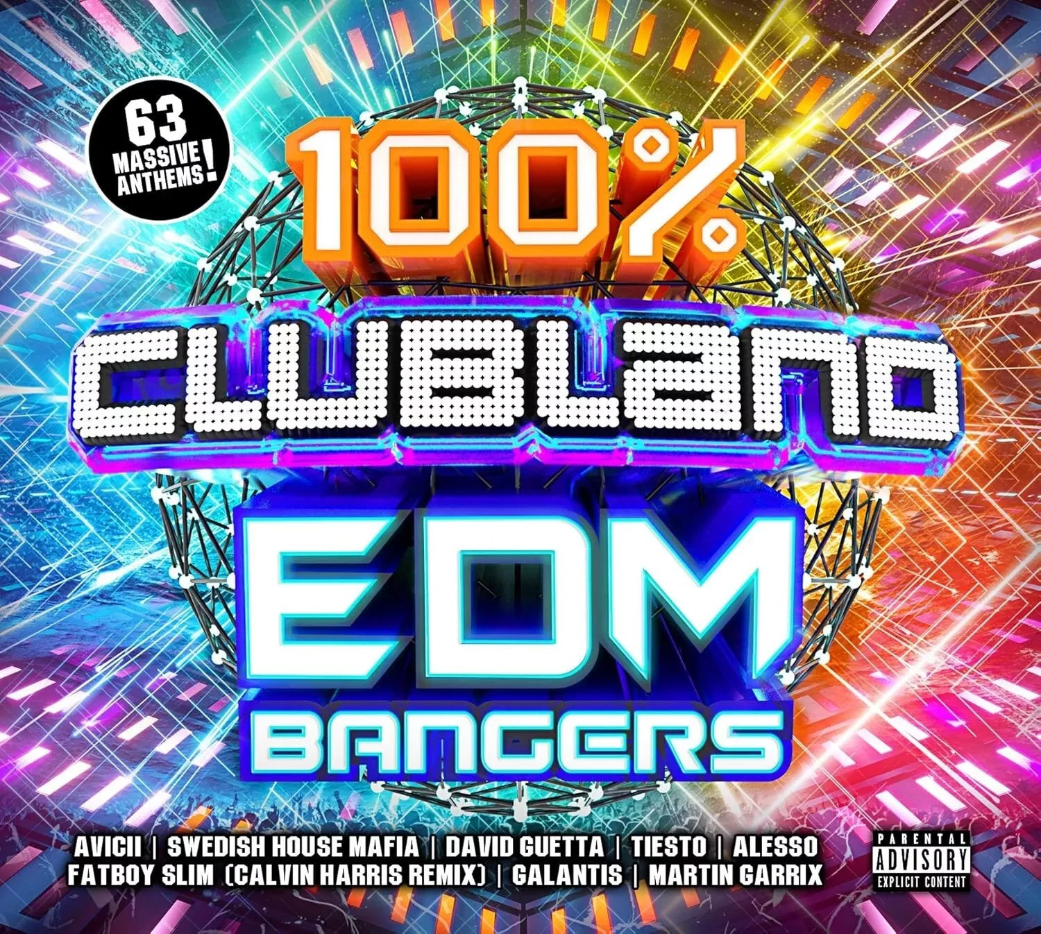 100% Clubland: Edm Bangers by Various Artists (CD, 2018) **New & Sealed**
