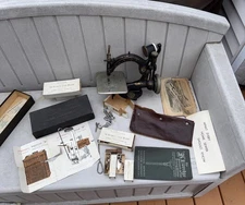 1920s sewing machine head by National Sewing Machine Co. ELDREDGE W/Accessories