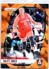 2024 Panini Prizm WNBA #2 Haley Jones Ice Orange Prizms