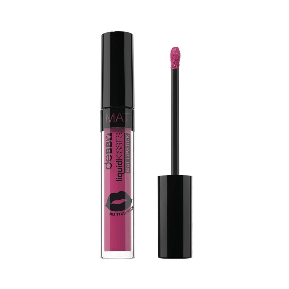 DEBBY Rossetto Liquido 19 Light Mauve Finish Opaco Colore Intenso Rosa Vegano - Immagine 4 di 4