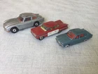 3x Corgi Vintage Cars/ Chevrolet Impala/Rover 2000/James Bond 007 Austin Martin.