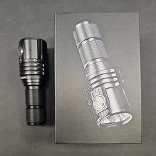 Imalent MS03 13000 Lumen EDC Flashlight - 3x Cree XHP70.2 - 21700 Battery - Open