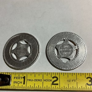 Two Star Badge Tokens