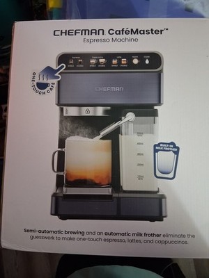 Chefman CaféMaster Espresso Machine 15 Bar Built-in Milk Frother Digital 1.8L
