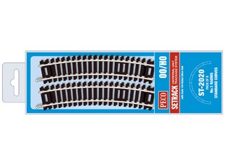 Peco ST-2020 HO Code 100 Nickel Silver 22.5 Degree Standard Curved Setrack