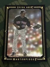 2008 Upper Deck Masterpieces Framed Black #57 Pedro Martinez New York Mets