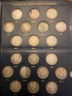 Complete set of Barber Quarters less 3 71 diff.dates melt value $1200