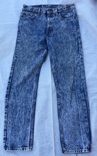 Levi's 505-0209 Men's Vintage 1980s Acid Wash Blue Denim Jeans W30 L30