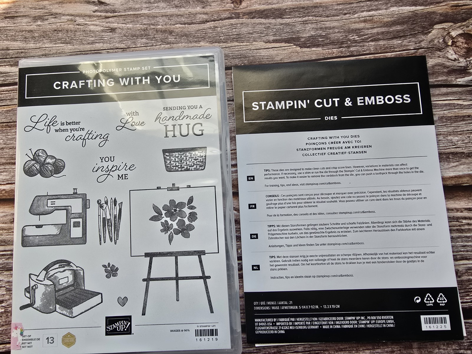 NEW Stampin' Up! Bundle - "CRAFTING WITH YOU" - Stamps and Dies