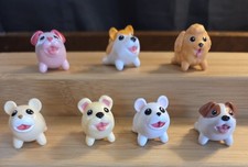 Lot of 7 Spin Master Chubby Puppies-French Bulldog, Labrador, Poodle No Duplicat