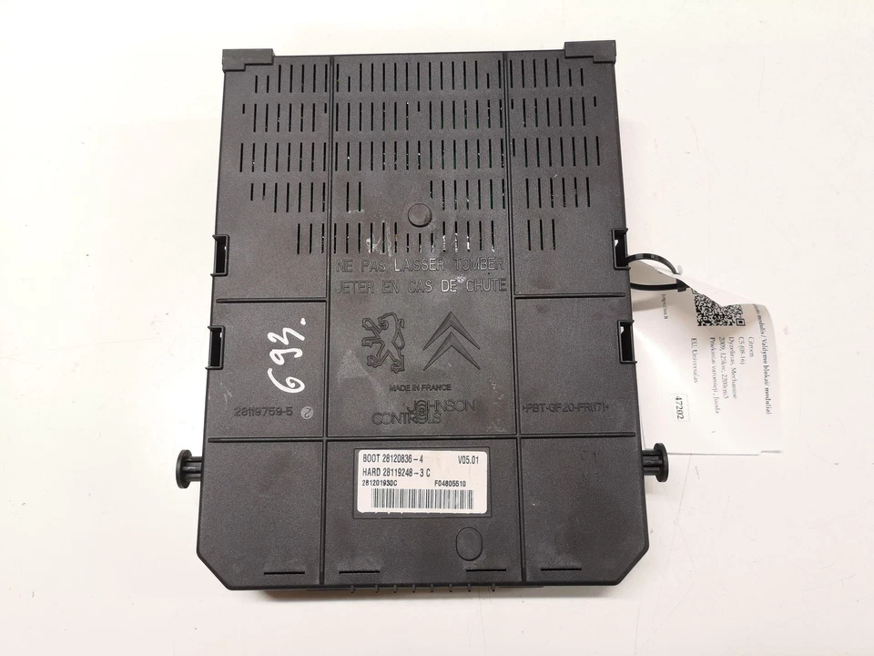 Centralina comfort CITROËN C5 II Break RE 966405908001 2.2 Diesel 2009 28680163 - Immagine 3 di 4