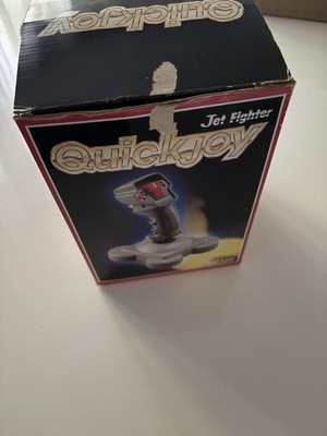 Vintage QJ QuickJoy Jet-Fighter SV-126 Joystick -Atari/Amiga/C64/SEGA (getestet)