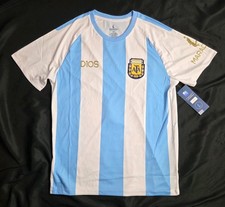 Argentina football Diego Maradona Official Product NWT Medium Jersey