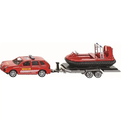 SIKU 2549 SUPER - PKW mit Anhänger und Hovercraft, 1:55, ab 3 Jahre