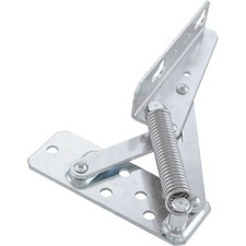 POHL Truhenbankbeschlag EW-425 mit Feder Öffnungswinkel 95° Stahl blau verzinkt