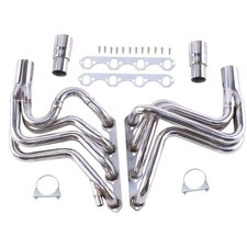 For Ford F150 F250 Bronco 5.8L V8 87-96 Stainless Steel Polished Exhaust Header
