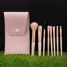 8pcs Makeup Brushes Set with Bag Portable Soft Cosmetic Brush Kit