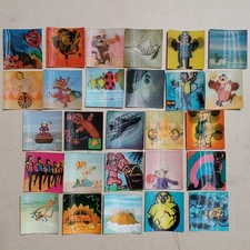 1974 "To And Fro" Lenticulars (27 diff.) CRACKER JACK PRIZES Z-1391 No Series #