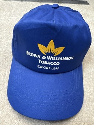 Brown & Williamson Tobacco Hat Cap Snap Back One Size Blue Export Leaf Mens