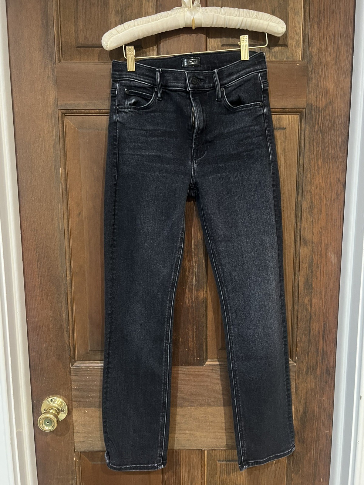 MOTHER | The Mid Rise Dazzler Ankle Wish On A Star  Blue Jeans Size 25