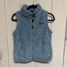 Patagonia Girls XL 14 Los Gatos Fleece Vest Blue Excellent Condition