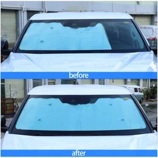 Car Windshield Sun Shade UV Heat Shield For Toyota Tundra 2022.2023.2024.2025