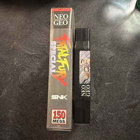 Fatal Fury Special Neo Geo AES Cartridge CIB TESTED AND WORKING