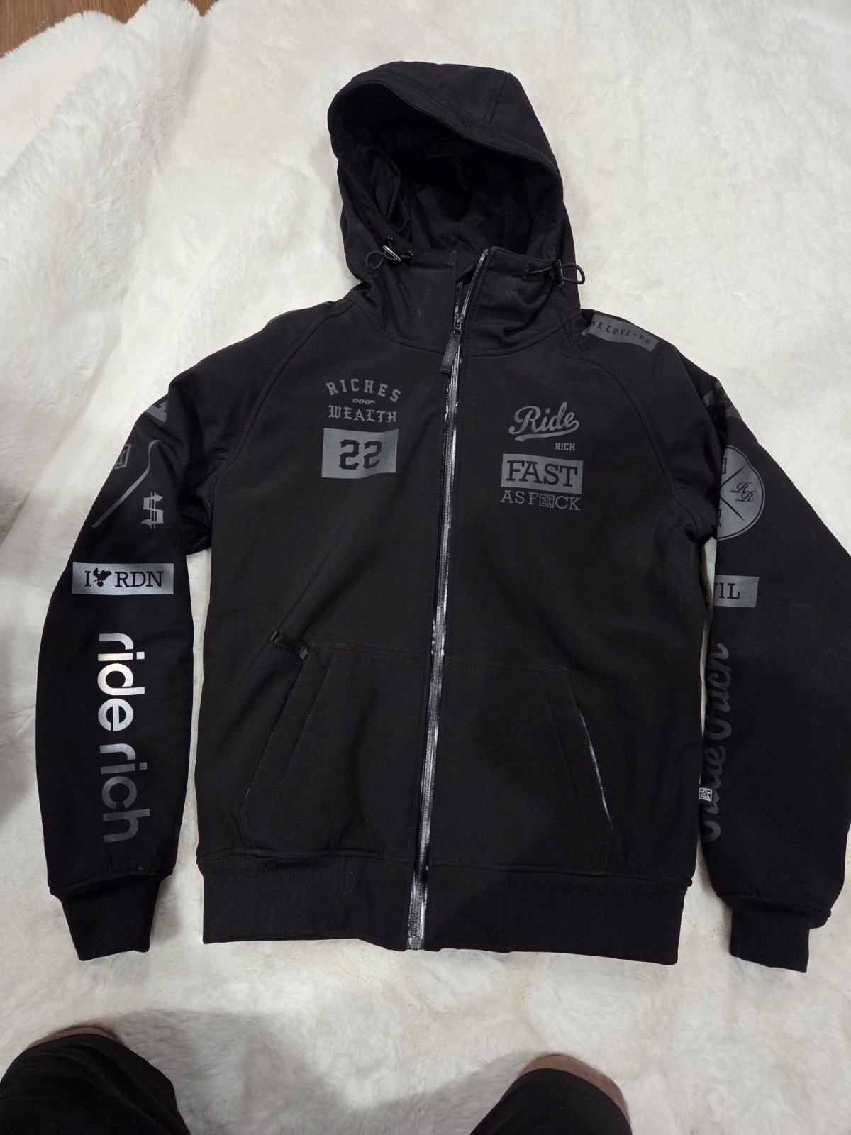 Motorcycle Regency Armoured Softshell Hooded Jack… - image 1