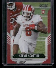 2021 Panini Score #361 Stevie Scott III Dots Red #/460 Rookie